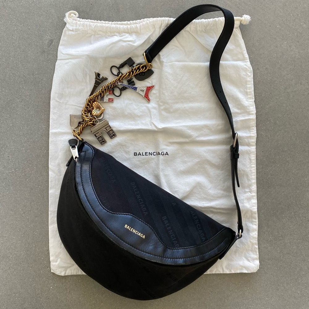 Balenciaga Extra Small Souvenir Logo Belt Bag